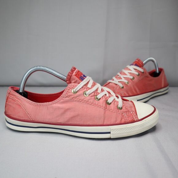 Converse All Star Chuck Taylor Womens Size 6 Shoe Pink Nylon Lightweight Sneaker - Picture 1 of 11